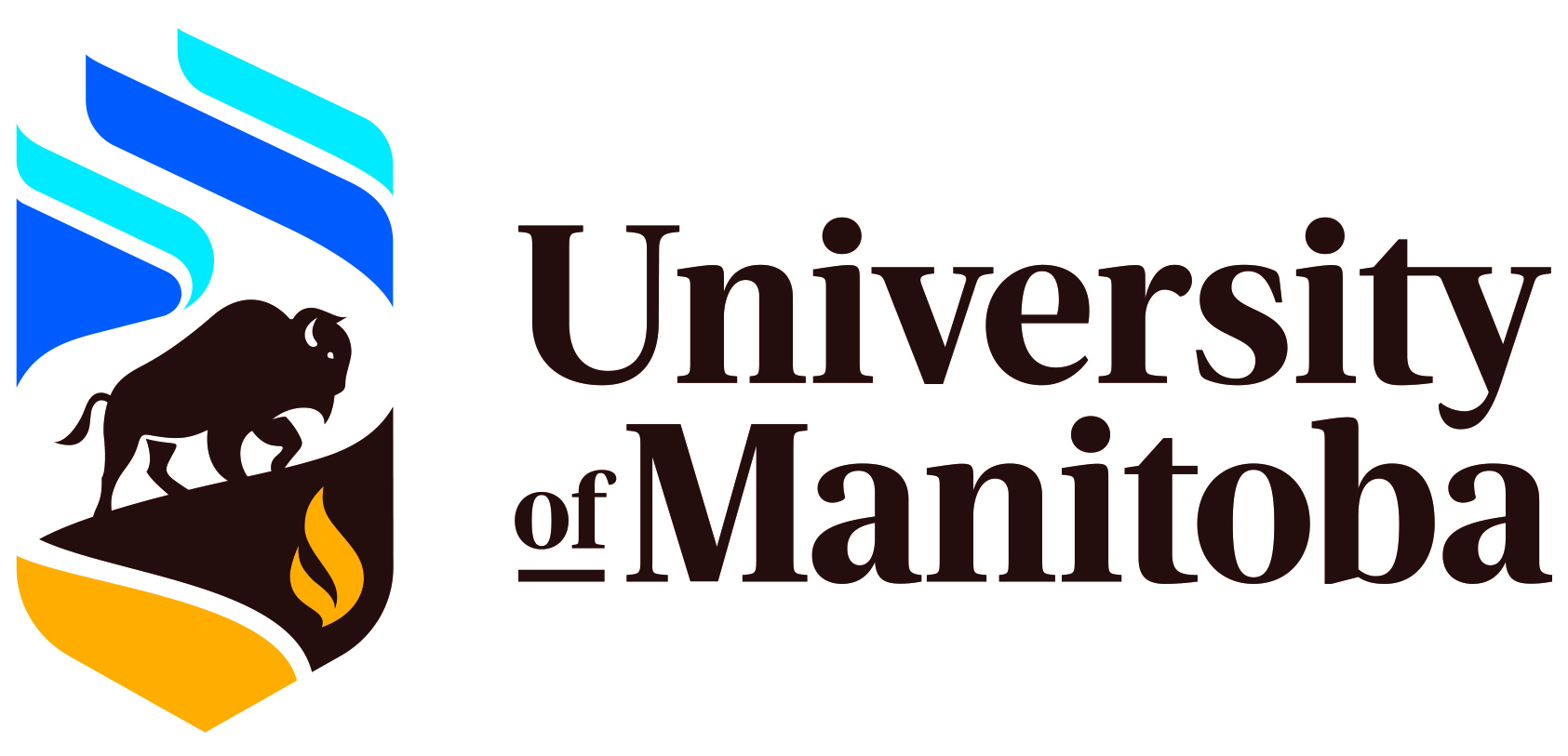 Um logo horizontal